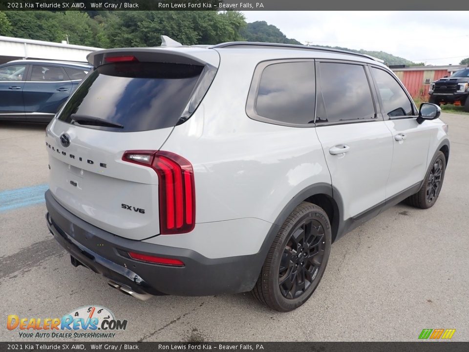2021 Kia Telluride SX AWD Wolf Gray / Black Photo #8