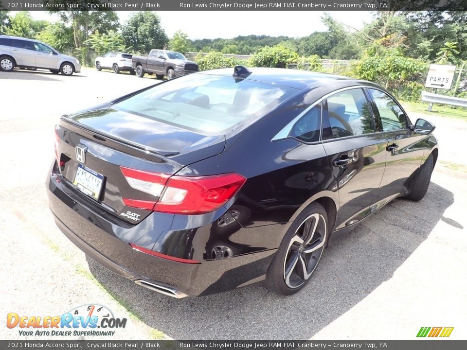 2021 Honda Accord Sport Crystal Black Pearl / Black Photo #4