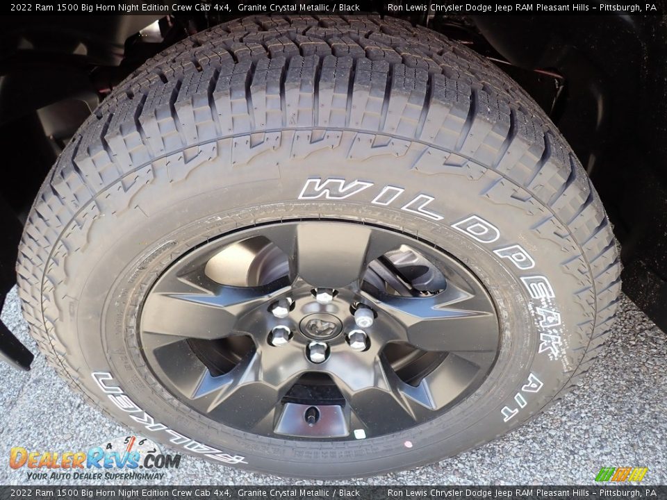 2022 Ram 1500 Big Horn Night Edition Crew Cab 4x4 Granite Crystal Metallic / Black Photo #10