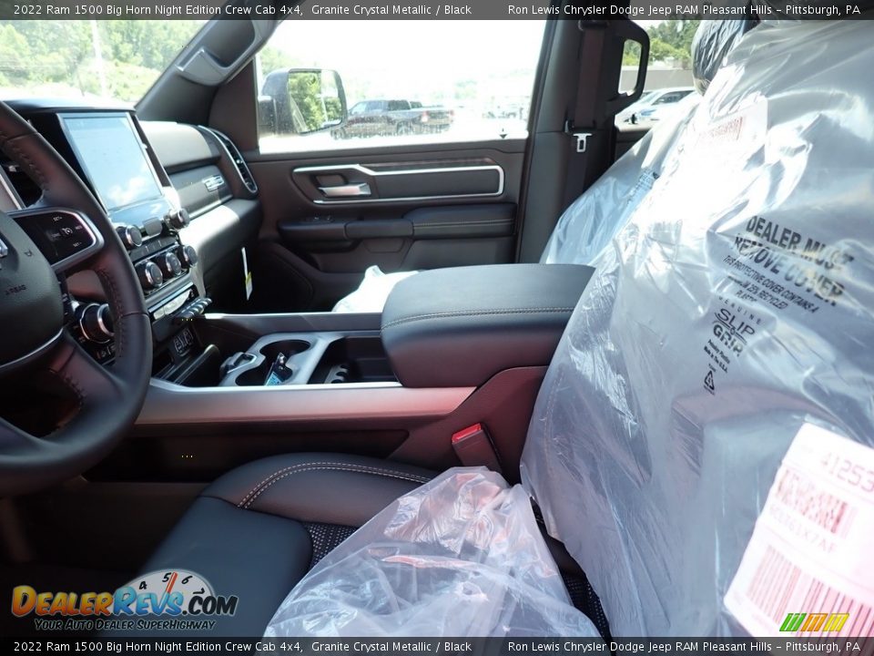 2022 Ram 1500 Big Horn Night Edition Crew Cab 4x4 Granite Crystal Metallic / Black Photo #11