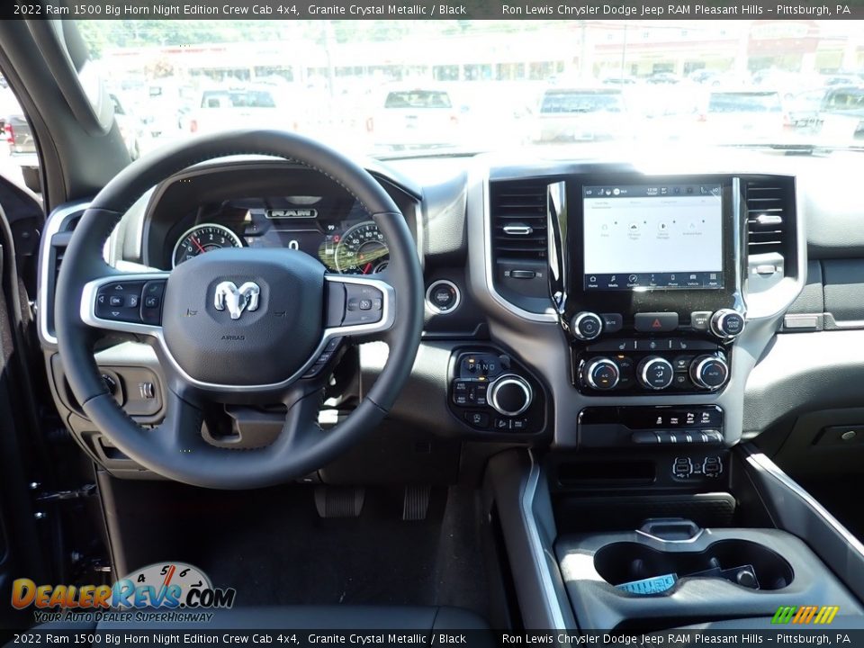 2022 Ram 1500 Big Horn Night Edition Crew Cab 4x4 Granite Crystal Metallic / Black Photo #13