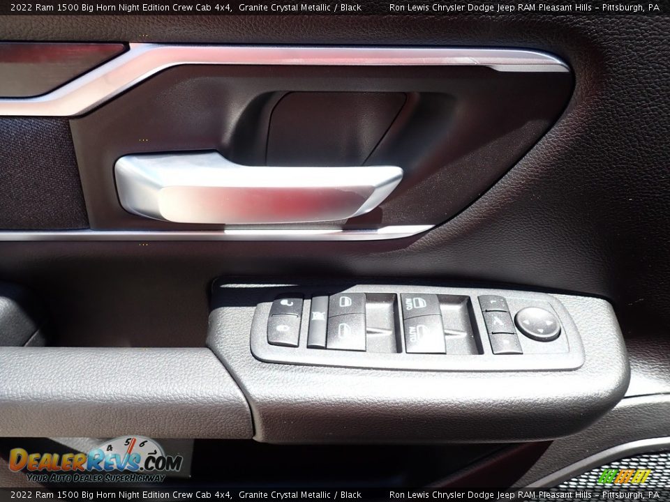2022 Ram 1500 Big Horn Night Edition Crew Cab 4x4 Granite Crystal Metallic / Black Photo #14