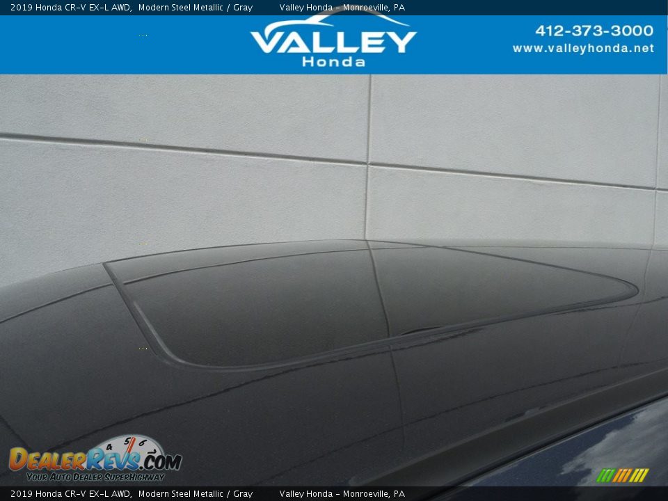 2019 Honda CR-V EX-L AWD Modern Steel Metallic / Gray Photo #3