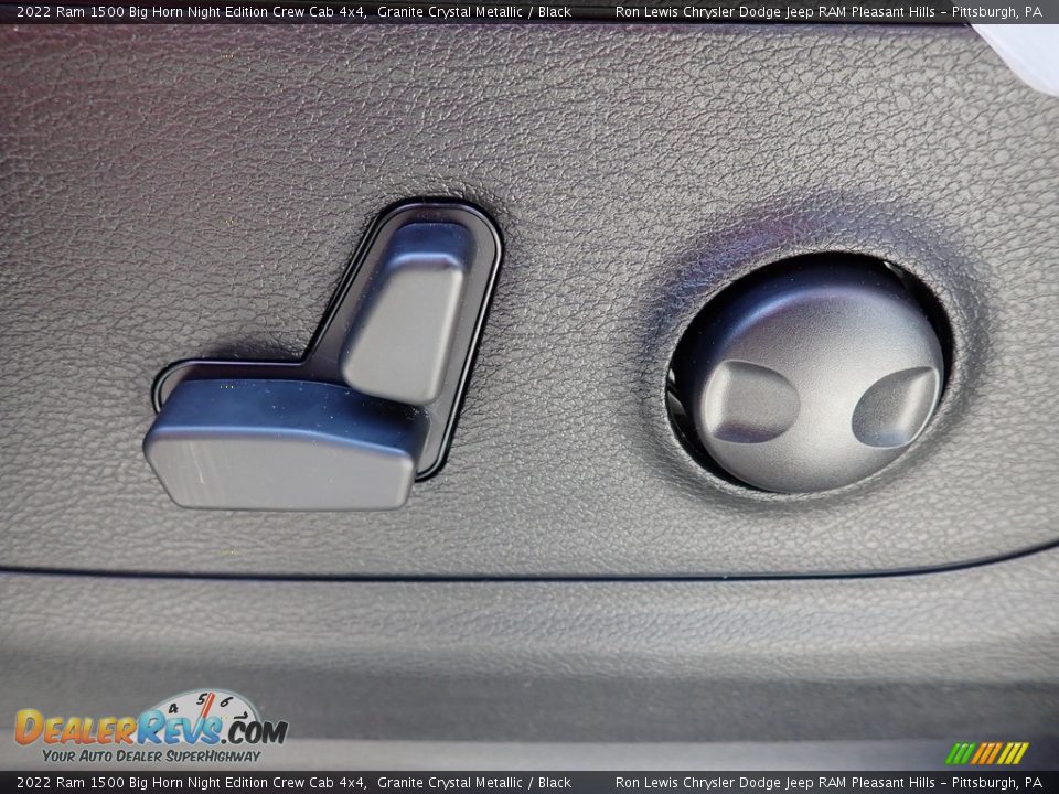 2022 Ram 1500 Big Horn Night Edition Crew Cab 4x4 Granite Crystal Metallic / Black Photo #16