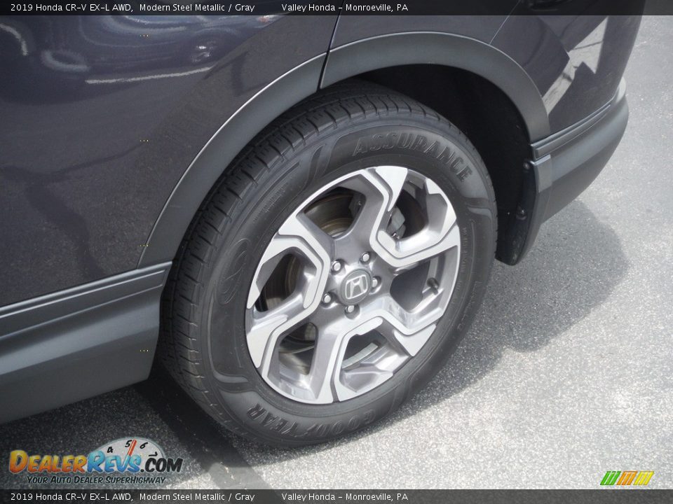 2019 Honda CR-V EX-L AWD Modern Steel Metallic / Gray Photo #4