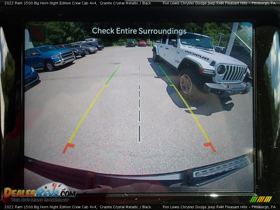2022 Ram 1500 Big Horn Night Edition Crew Cab 4x4 Granite Crystal Metallic / Black Photo #19