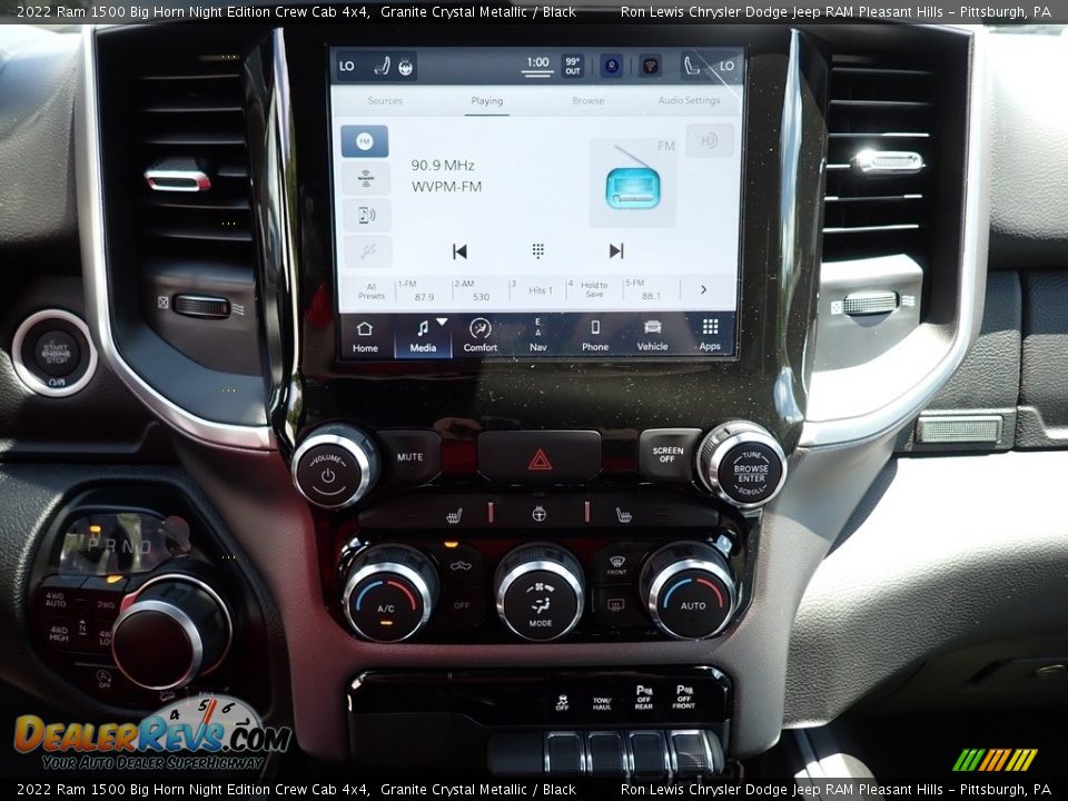 2022 Ram 1500 Big Horn Night Edition Crew Cab 4x4 Granite Crystal Metallic / Black Photo #20