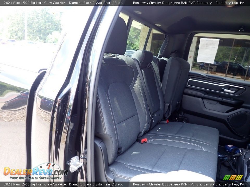 2021 Ram 1500 Big Horn Crew Cab 4x4 Diamond Black Crystal Pearl / Black Photo #10