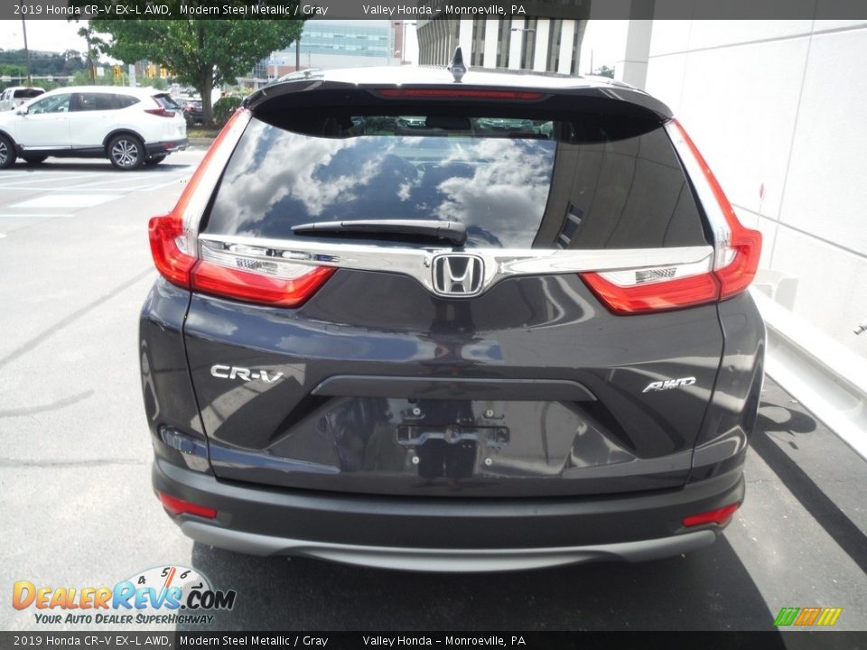 2019 Honda CR-V EX-L AWD Modern Steel Metallic / Gray Photo #8