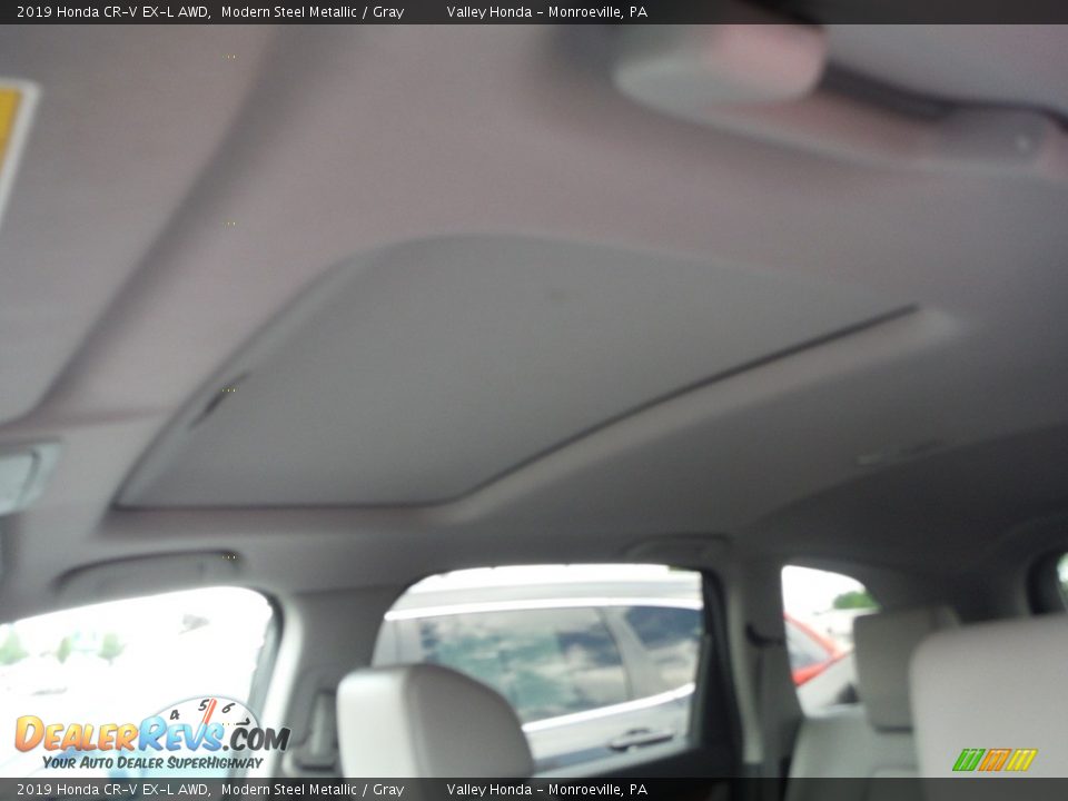 2019 Honda CR-V EX-L AWD Modern Steel Metallic / Gray Photo #11