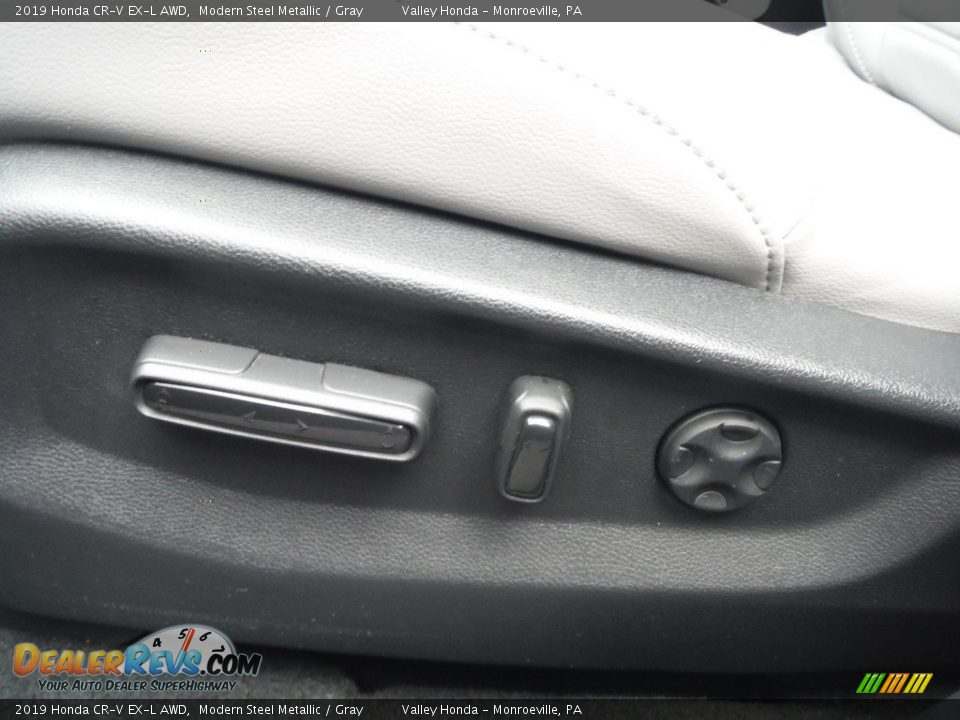 2019 Honda CR-V EX-L AWD Modern Steel Metallic / Gray Photo #14