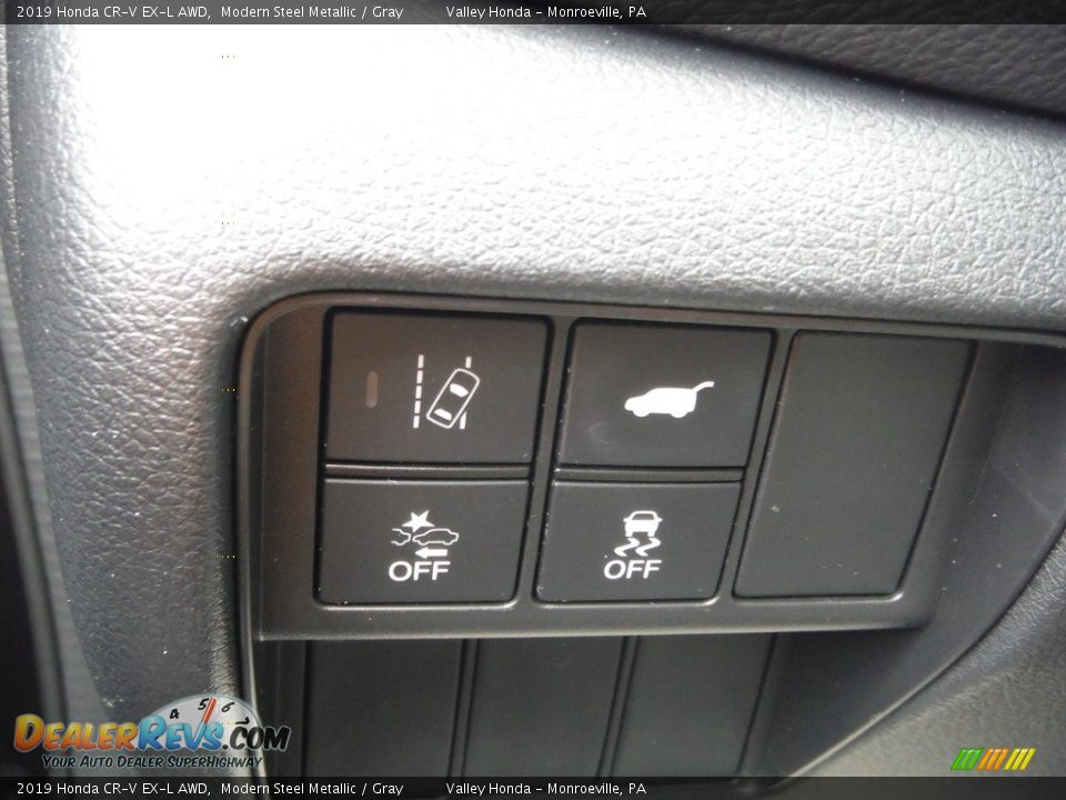 2019 Honda CR-V EX-L AWD Modern Steel Metallic / Gray Photo #15