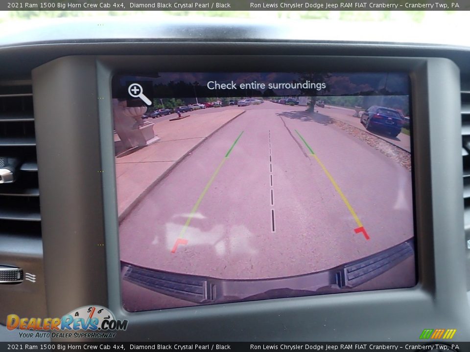 2021 Ram 1500 Big Horn Crew Cab 4x4 Diamond Black Crystal Pearl / Black Photo #18