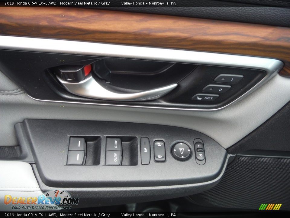 2019 Honda CR-V EX-L AWD Modern Steel Metallic / Gray Photo #16