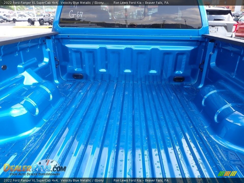 2022 Ford Ranger XL SuperCab 4x4 Velocity Blue Metallic / Ebony Photo #8