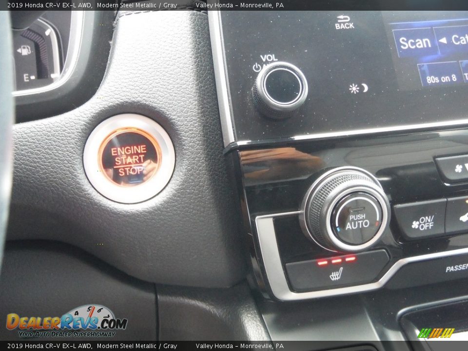 2019 Honda CR-V EX-L AWD Modern Steel Metallic / Gray Photo #20