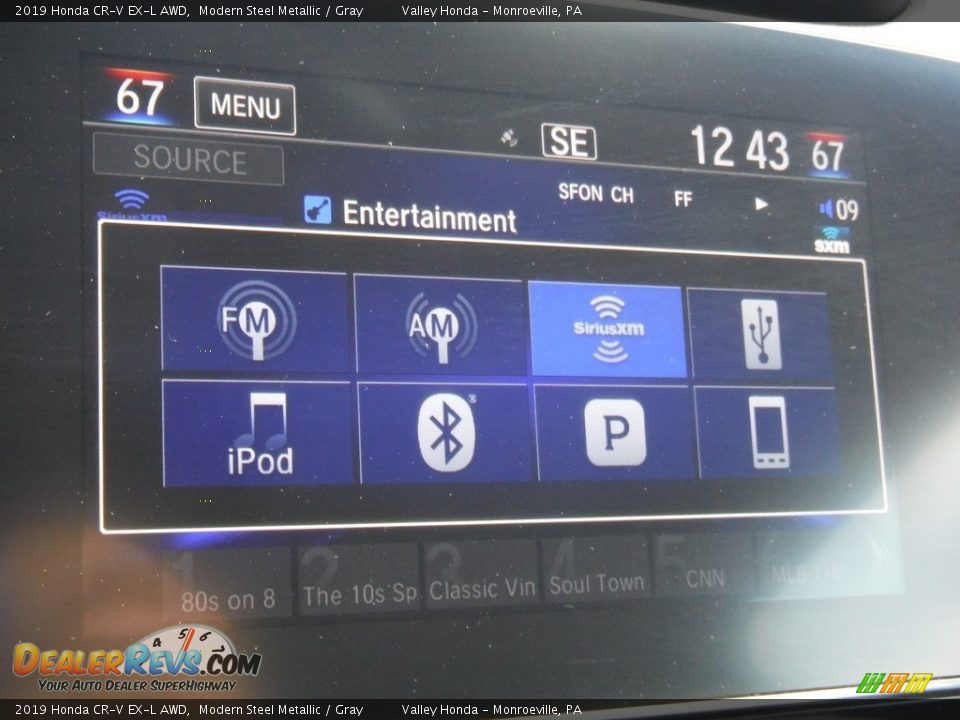 2019 Honda CR-V EX-L AWD Modern Steel Metallic / Gray Photo #22