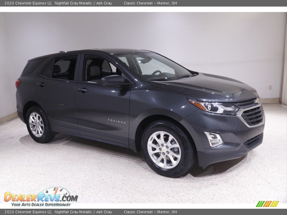 2020 Chevrolet Equinox LS Nightfall Gray Metallic / Ash Gray Photo #1