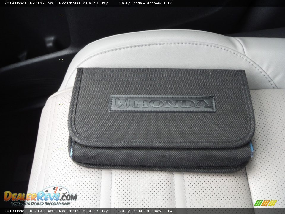 2019 Honda CR-V EX-L AWD Modern Steel Metallic / Gray Photo #25