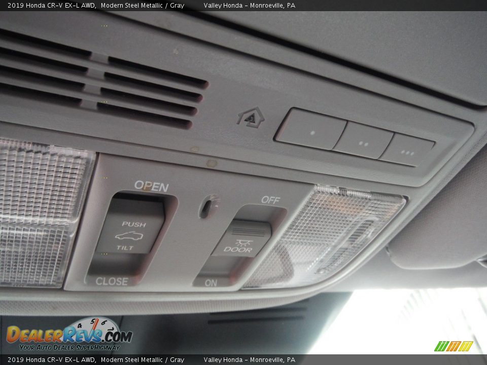 2019 Honda CR-V EX-L AWD Modern Steel Metallic / Gray Photo #26