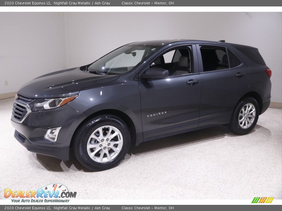 2020 Chevrolet Equinox LS Nightfall Gray Metallic / Ash Gray Photo #3