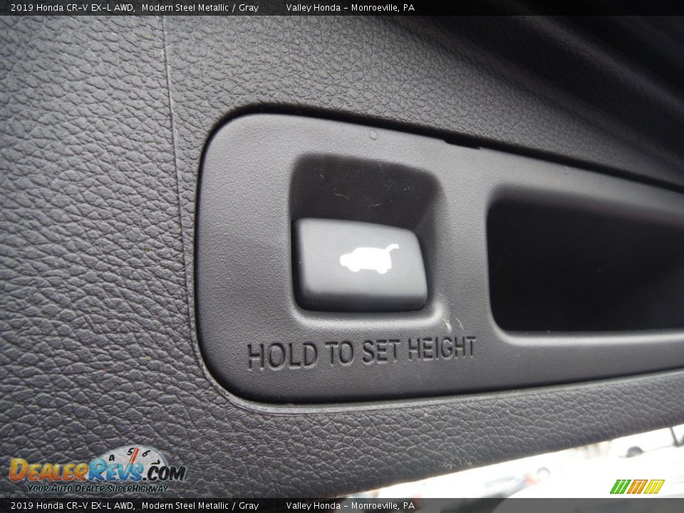 2019 Honda CR-V EX-L AWD Modern Steel Metallic / Gray Photo #31