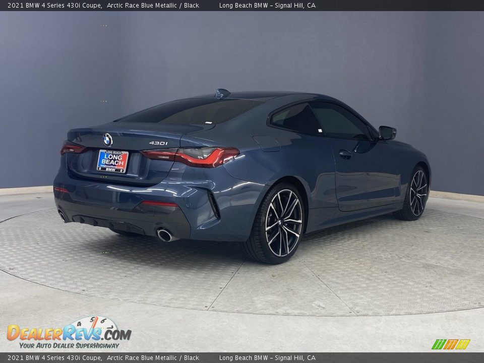 2021 BMW 4 Series 430i Coupe Arctic Race Blue Metallic / Black Photo #5