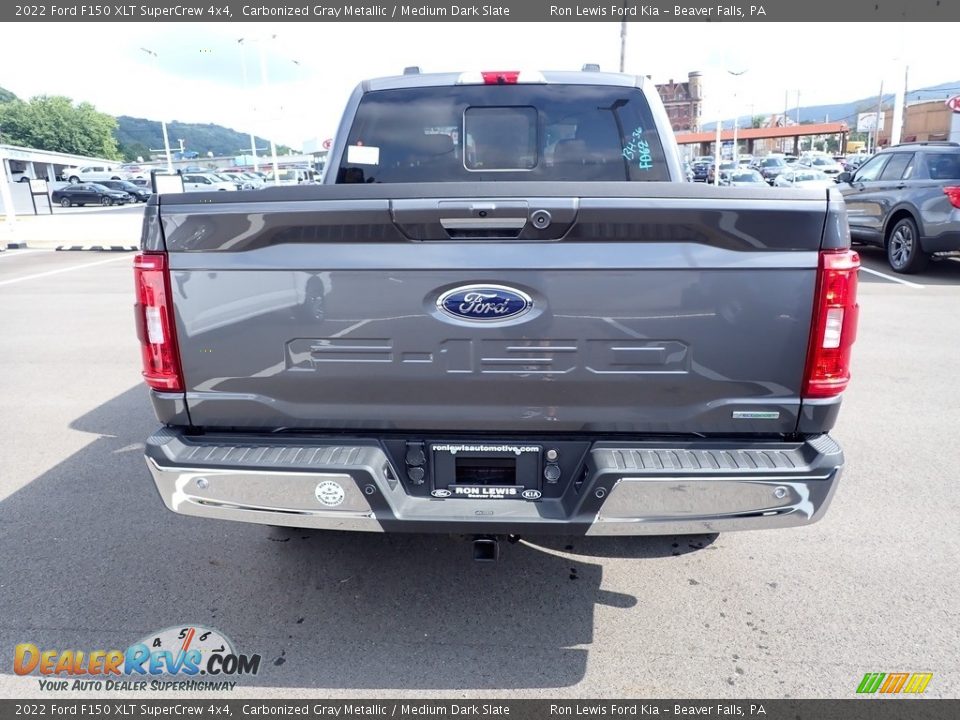 2022 Ford F150 XLT SuperCrew 4x4 Carbonized Gray Metallic / Medium Dark Slate Photo #7