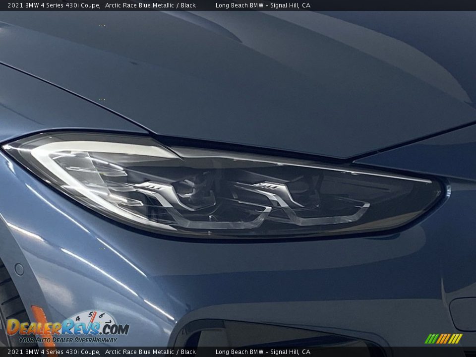 2021 BMW 4 Series 430i Coupe Arctic Race Blue Metallic / Black Photo #6