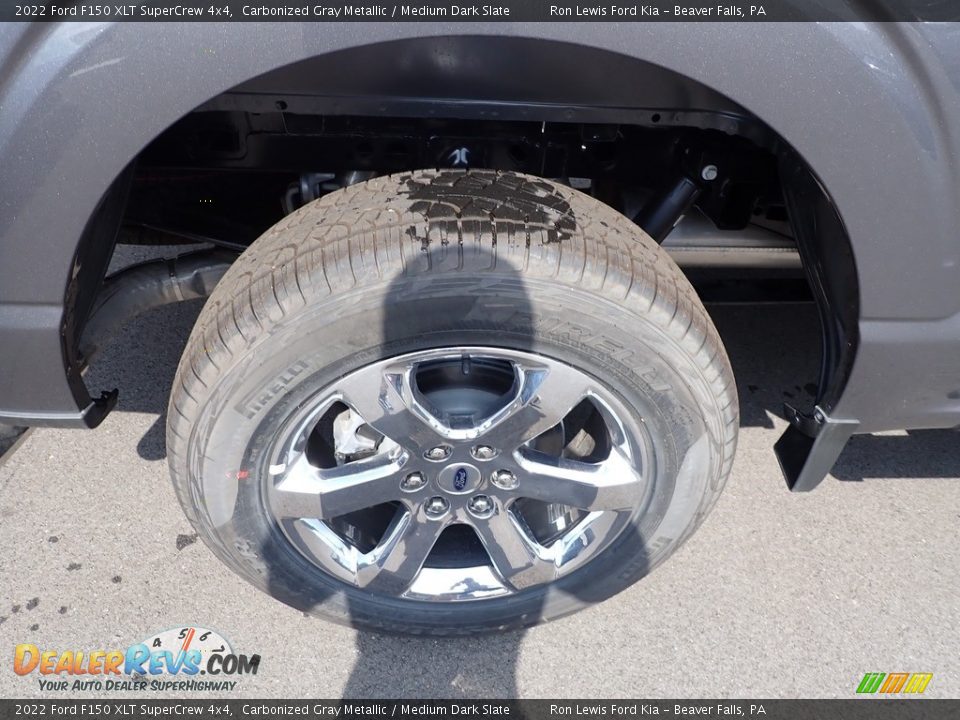 2022 Ford F150 XLT SuperCrew 4x4 Carbonized Gray Metallic / Medium Dark Slate Photo #10