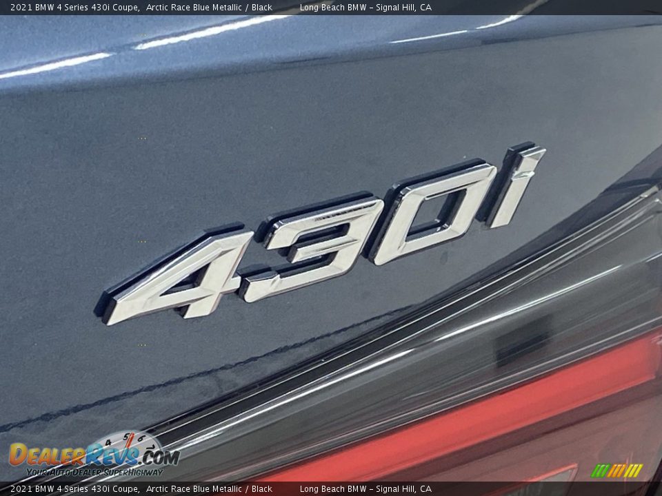2021 BMW 4 Series 430i Coupe Arctic Race Blue Metallic / Black Photo #10