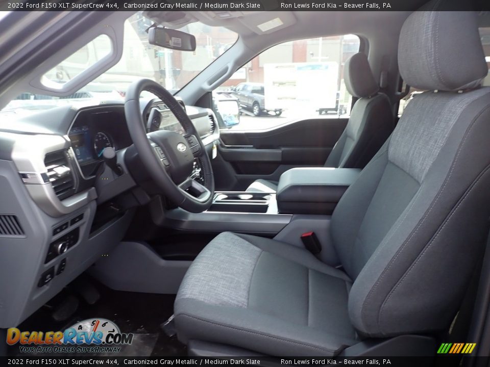 2022 Ford F150 XLT SuperCrew 4x4 Carbonized Gray Metallic / Medium Dark Slate Photo #15