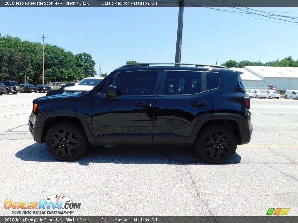 2020 Jeep Renegade Sport 4x4 Black / Black Photo #3