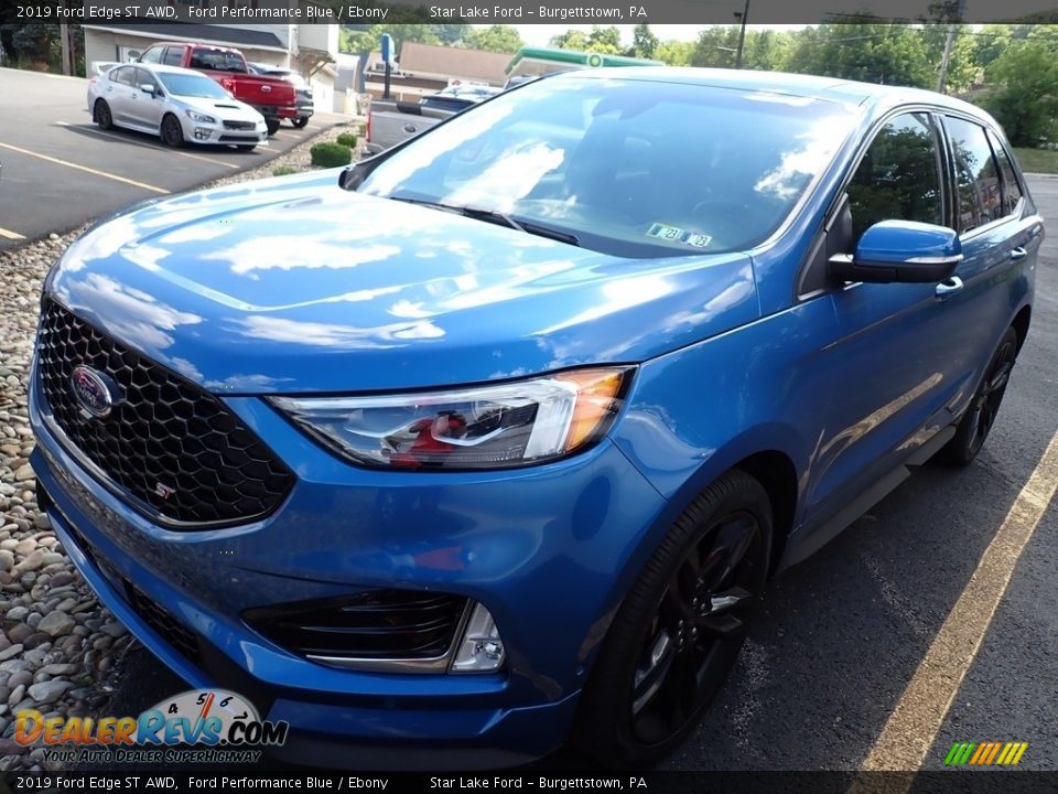 2019 Ford Edge ST AWD Ford Performance Blue / Ebony Photo #1