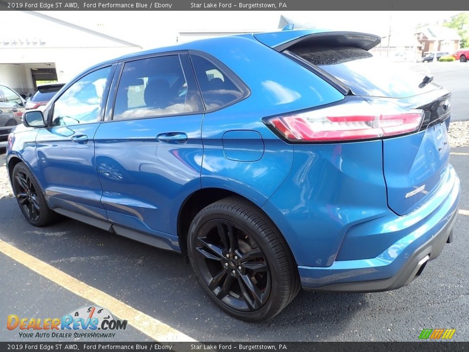 2019 Ford Edge ST AWD Ford Performance Blue / Ebony Photo #2