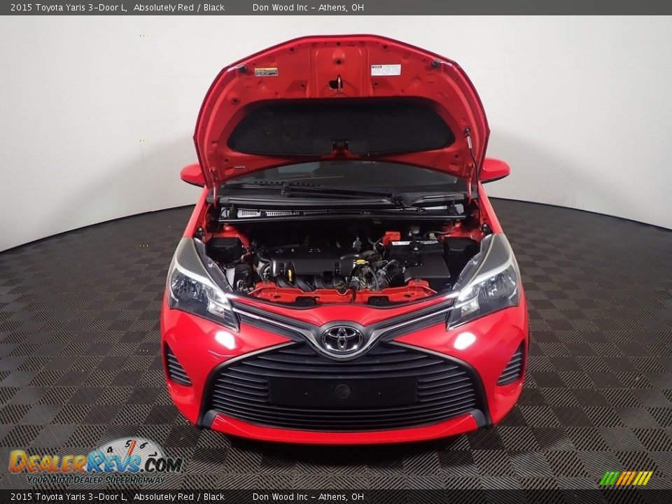 2015 Toyota Yaris 3-Door L Absolutely Red / Black Photo #5