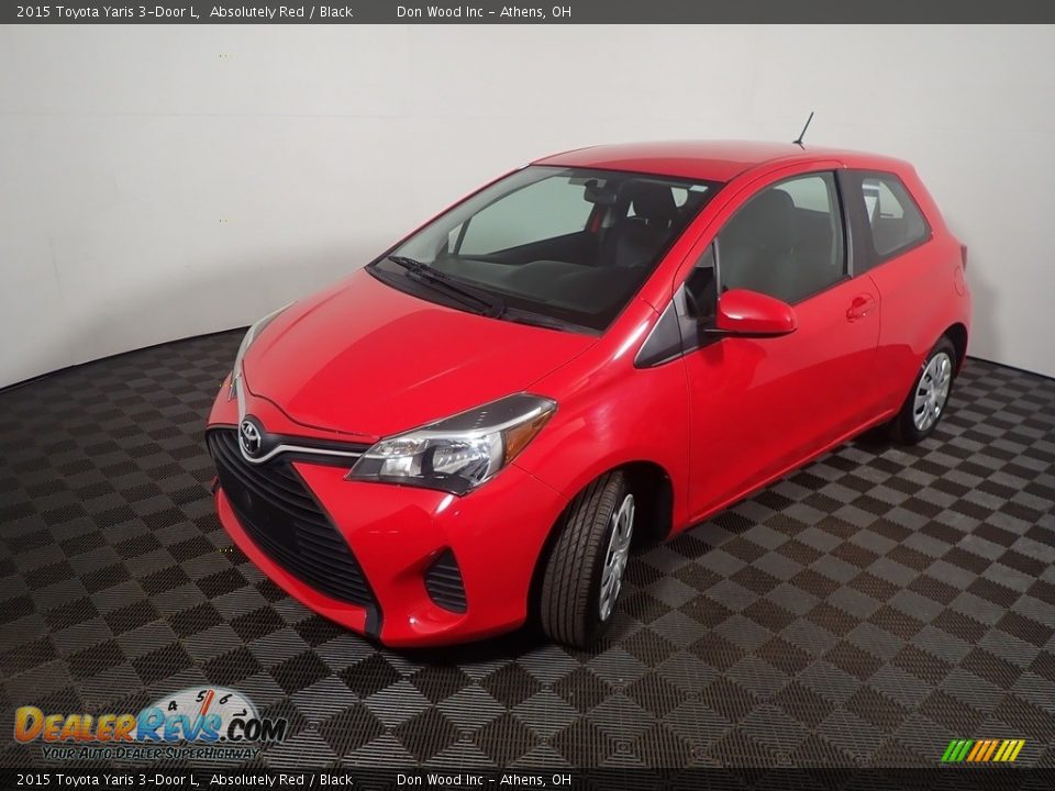 Absolutely Red 2015 Toyota Yaris 3-Door L Photo #8