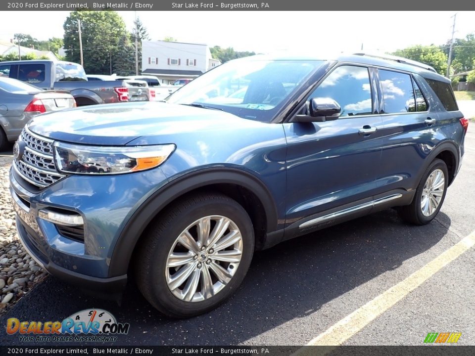 2020 Ford Explorer Limited Blue Metallic / Ebony Photo #1