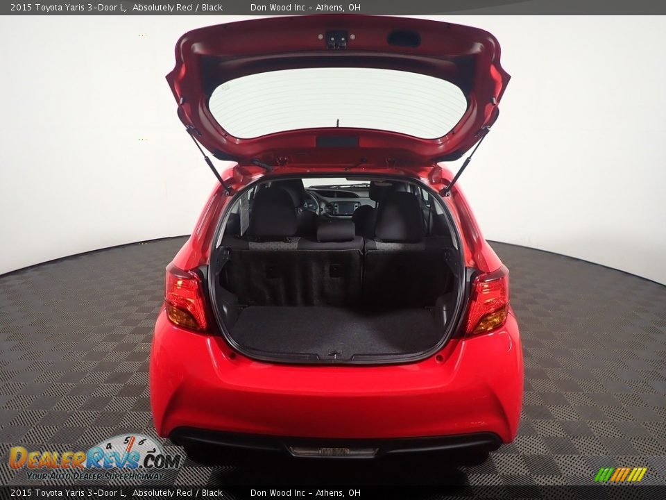 2015 Toyota Yaris 3-Door L Absolutely Red / Black Photo #13