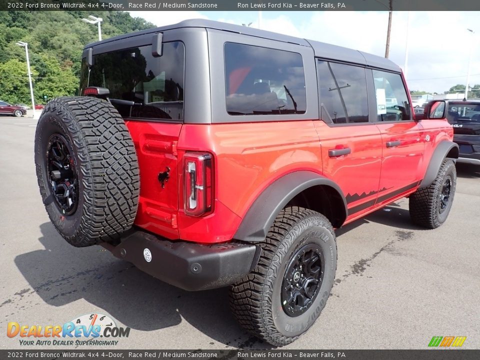 2022 Ford Bronco Wildtrak 4x4 4-Door Race Red / Medium Sandstone Photo #8