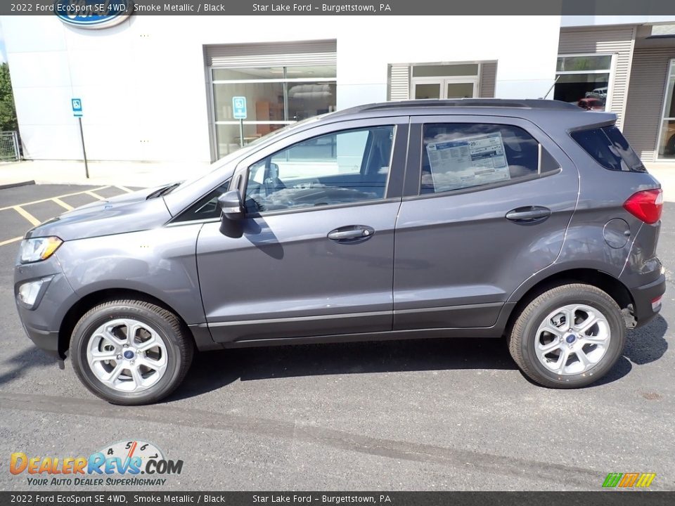 2022 Ford EcoSport SE 4WD Smoke Metallic / Black Photo #2