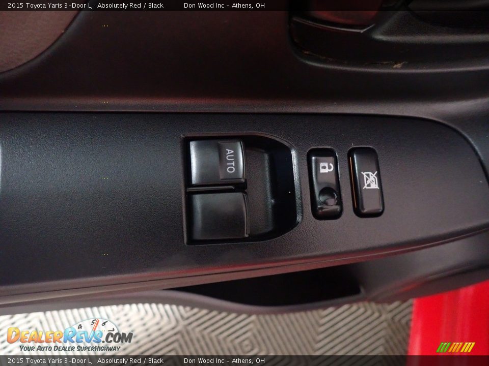 2015 Toyota Yaris 3-Door L Absolutely Red / Black Photo #20