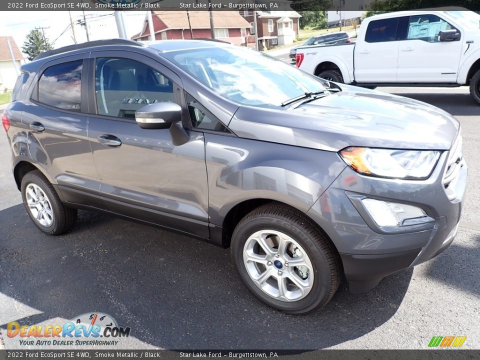 2022 Ford EcoSport SE 4WD Smoke Metallic / Black Photo #8