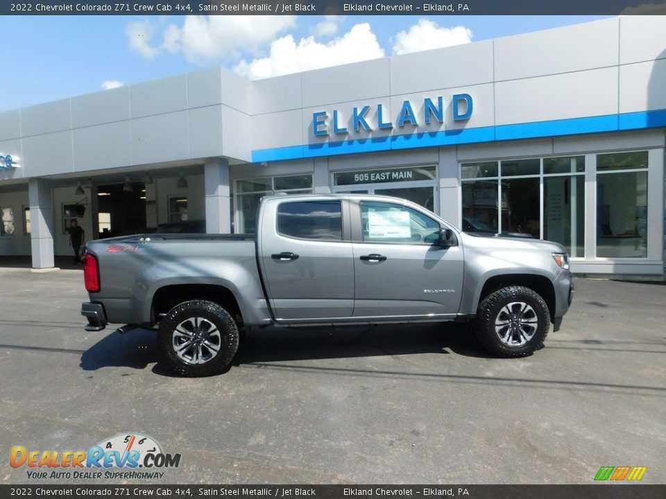 2022 Chevrolet Colorado Z71 Crew Cab 4x4 Satin Steel Metallic / Jet Black Photo #1