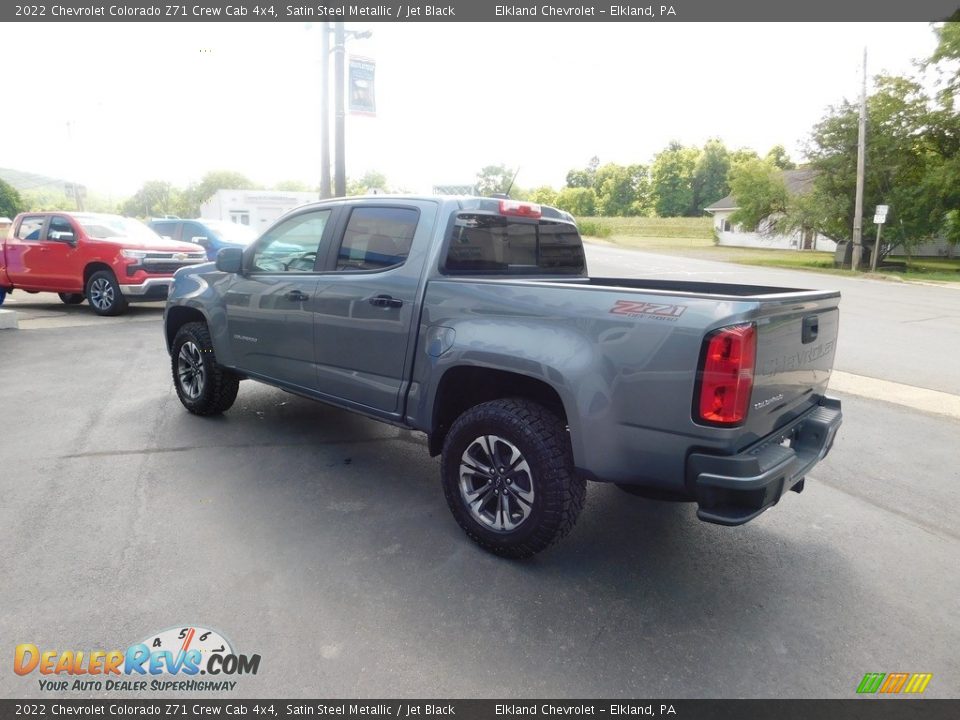 2022 Chevrolet Colorado Z71 Crew Cab 4x4 Satin Steel Metallic / Jet Black Photo #5