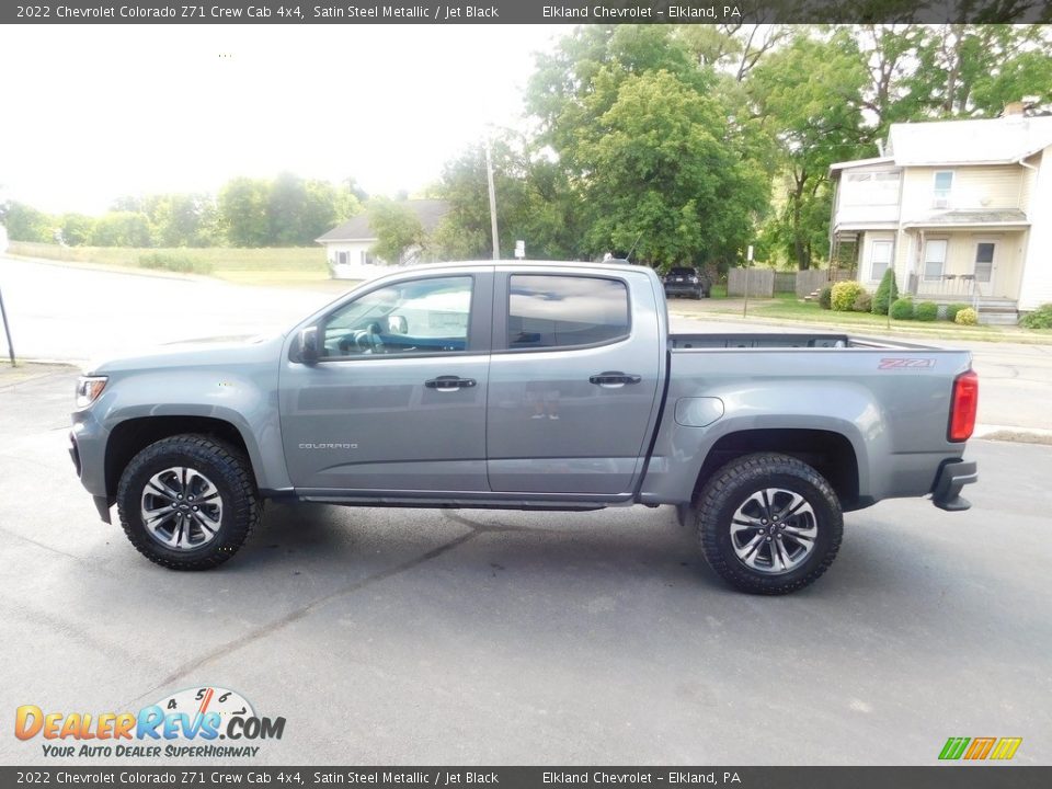 2022 Chevrolet Colorado Z71 Crew Cab 4x4 Satin Steel Metallic / Jet Black Photo #6