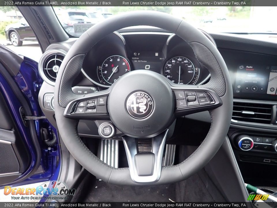 2022 Alfa Romeo Giulia Ti AWD Steering Wheel Photo #19