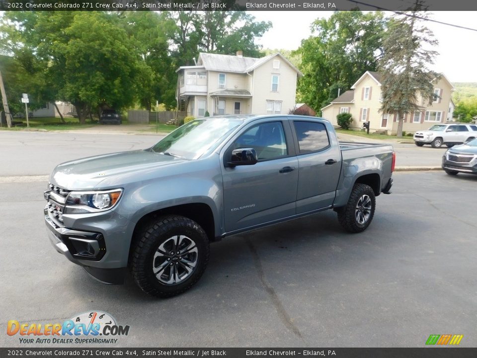 2022 Chevrolet Colorado Z71 Crew Cab 4x4 Satin Steel Metallic / Jet Black Photo #7