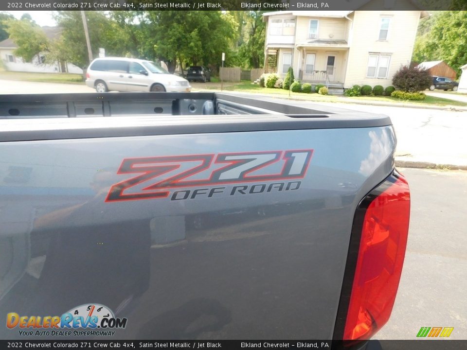 2022 Chevrolet Colorado Z71 Crew Cab 4x4 Satin Steel Metallic / Jet Black Photo #10