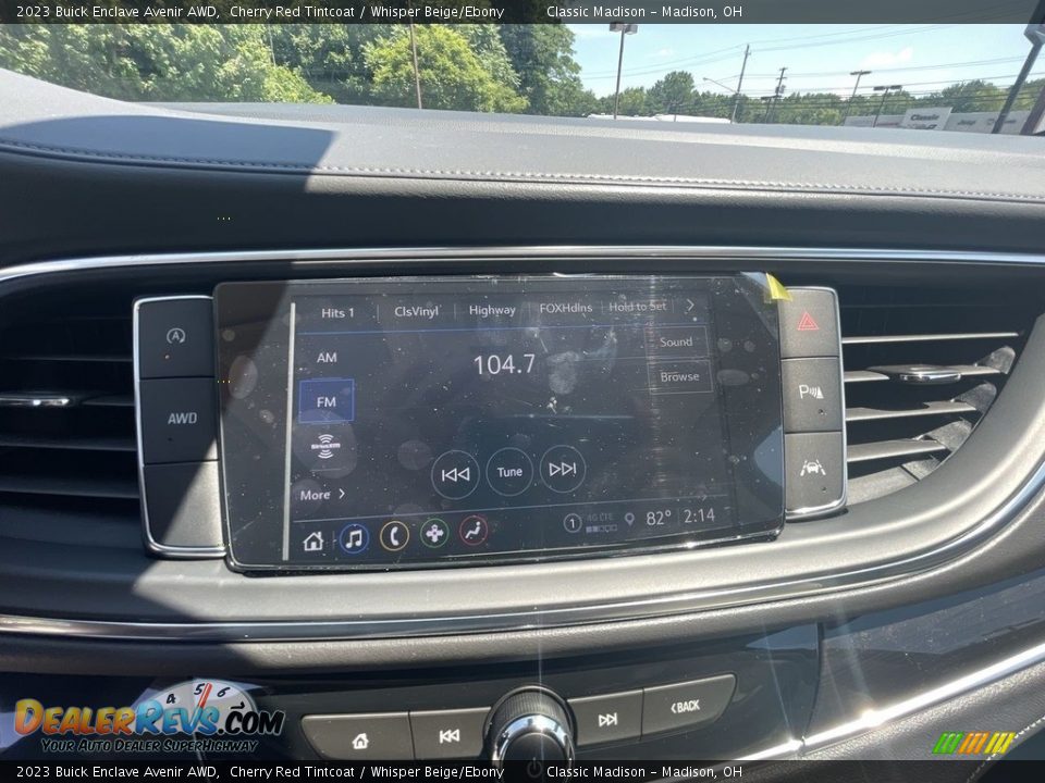 2023 Buick Enclave Avenir AWD Cherry Red Tintcoat / Whisper Beige/Ebony Photo #11